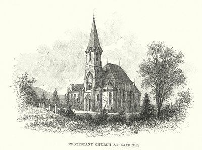 Protestantse Kerk in Laforce door William Henry James after Boot
